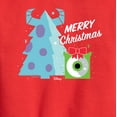 thumbnail image 3 of Monsters Inc - Merry Christmas Monsters Inc - Toddler And Youth Crewneck Fleece Sweatshirt, 3 of 5