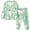 Light Green, variant on Girls Boys Halloween Print Pajama Set Kids Sleepwear Outfit Soft Comfortable Casual Wear for Children Toddler 2 9 Years