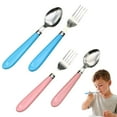 thumbnail image 1 of 2 Pieces + Reusable Bag Eco-Friendly Kids Utensil Set, 1 of 7