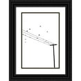 thumbnail image 1 of Murdock, Ramona 17x24 Black Ornate Wood Framed with Double Matting Museum Art Print Titled - Birds on a Wire, 1 of 4