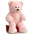 thumbnail image 6 of HollyHOME Giant Teddy Bear Big Plush Stuffed Animal Soft Cuddly Toy Gift for Girlfriend Kids Valentine's Day 36 Inch Pink, 6 of 9