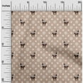 thumbnail image 2 of oneOone Cotton Silk Light Brown Fabric Animal Sewing Fabric By The Yard Printed Diy Clothing Sewing Supplies 42 Inch Wide, 2 of 5