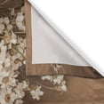 thumbnail image 3 of Ambesonne Neutral Kitchen Curtains, Top View of Chamomiles Art, 55"x30", Almond and Dark Eggshell, 3 of 3