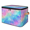 Multicolor 2, variant on ADECORIVY Rainbow Line Texture Storage Bin with Lid, Decorative Storage Boxes Cube for Shelves, Foldable Storage Baskets Closet Clothes Organizer with Handles