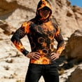 thumbnail image 5 of Yaoyar Fishing Shirts for Men Novelty Fish Graphic Long Sleeve Shirt UPF 50+ UV Sun Protection SPF Tops for Workout Hiking, 5 of 5