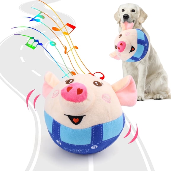 Juguete interactivo para perros BABORUI Pig con modos de grabación y música