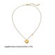thumbnail image 2 of Collar de corazón shaofei cadena Choker ajustable de acero inoxidable, 2 of 4