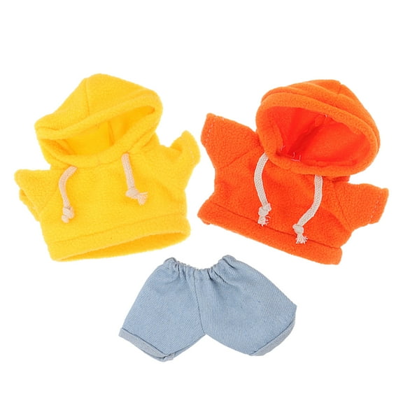 UPOUART 1 Set Outfit for Plush Dolls Including Hoodie and Various Colors