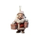 thumbnail image 2 of Adornos navideños, adornos navideños, regalos navideños, lindo regalo navideño 2D, colgante navideño de Papá Noel, adornos de acrílico para coche plano., 2 of 7