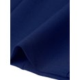 thumbnail image 5 of Midi Skirts for Women's Elastic High Waist Summer Work A Line Flowy Trendy Skirt XS Dark Blue, 5 of 5
