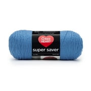 Red Heart Super Saver #4 Worsted Acrylic Yarn, Delftblue 7oz/198g 364yd