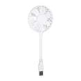 thumbnail image 2 of Ventilador enfriador de aire Ventilador de escritorio portátil USB recargable para oficina/dormitorio (blanco) Tmvgtek Libre de BPA, 2 of 3