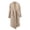 Khaki, variant on Women's Fuzzy Fleece Overcoats Long Sleeve Maxi Length Open Front Loose Fit Cozy Cardigan Fall and Winter Warm Casual Soft Plush Outerwear with Pockets