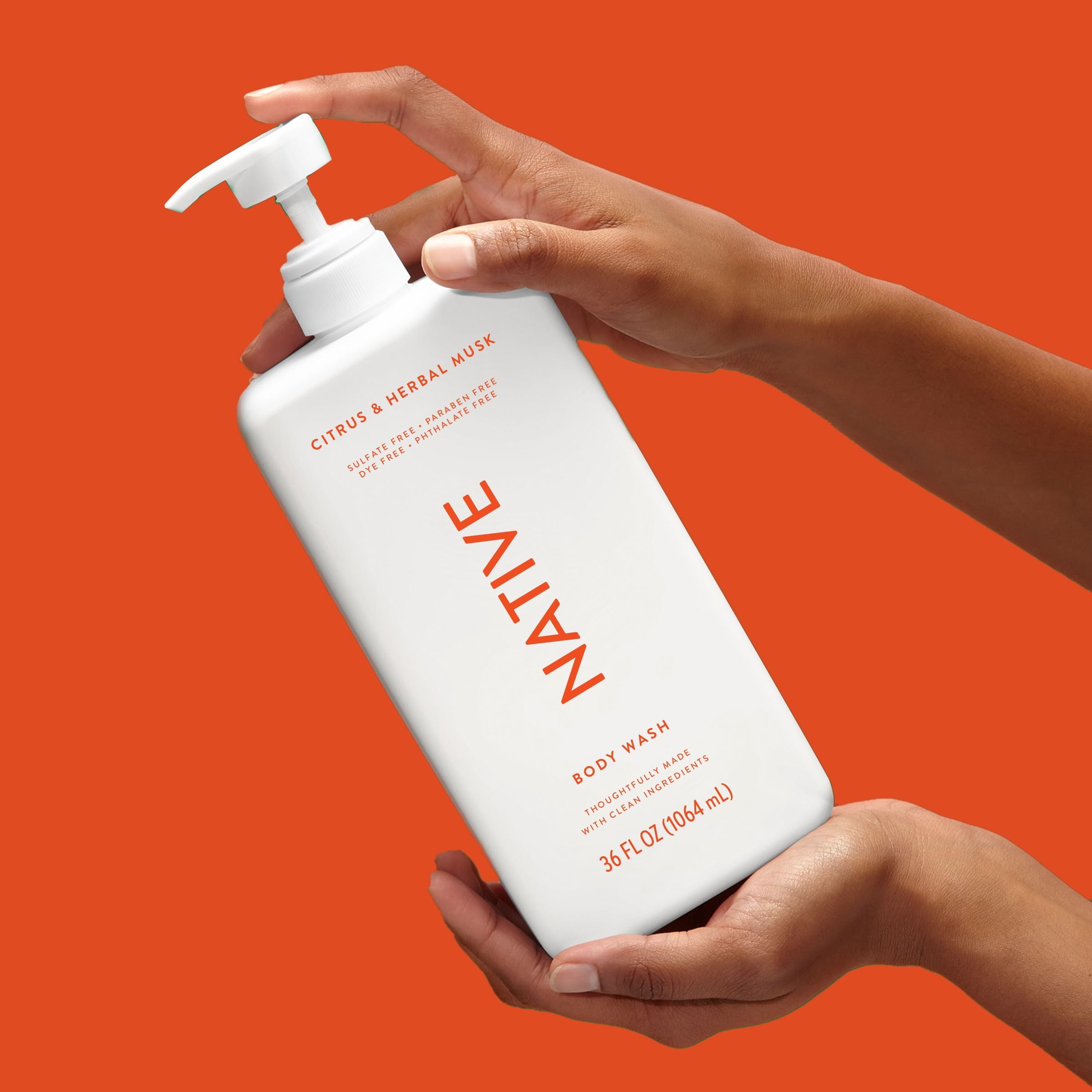 Native Body Wash, Citrus & Herbal Musk, Sulfate Free Native Body Wash, Citrus & Herbal Musk, Sulfate Free