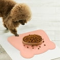 thumbnail image 4 of Silicon Cat Feeding Mat Non- Easy Clean Dining Tray For Floor, 4 of 4