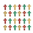 thumbnail image 2 of Adornos colgantes de Navidad perfecl 24 piezas Adornos de madera para manualidades Decoración navideña para aniversario Tamaño 8 cm x 4.9 cm, 2 of 7