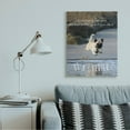 thumbnail image 2 of Stupell Industries Be a Cheerfulness Carrier Phrase Pet Dog at Beach Canvas Wall Art Design by Ziwei Li, 30" x 40", 2 of 4