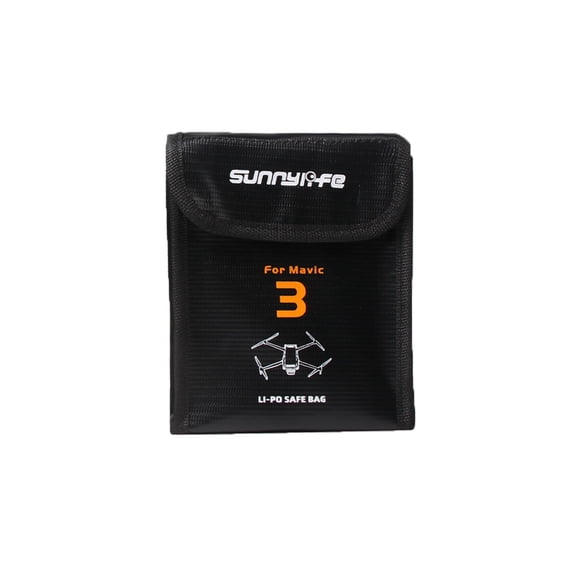 TIELUTT Sac Antidéflagrant pour Batterie Mavic 3 Sac de Rangement pour Batterie au Lithium Ignifuge le Plus Petit du Monde avec Caméras Support de Téléphone Mini Quadcopter Avion Enfants Go Pro