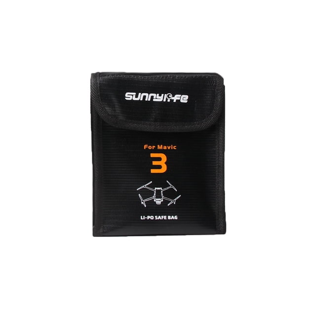 TIELUTT For Mavic 3 Battery Explosion-proof Bag Lithium Battery Storage Bag Flame Retardant Worlds Smallest That Have Cameras on Them Mini Quad Copter Plane Phone Holder Kids Go Pro