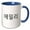 Blue/White, variant on 3drose, Emily - My Name in Korean Characters Personal Hangul Letters Writing, 11oz Two-tone Black Mug