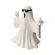 thumbnail image 4 of Figura fantasma de Halloween, estatua fantasma, decoración de terror, adorno de escultura aterrador Gafas fantasma, 4 of 9