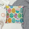 thumbnail image 2 of Nawypu Easter Pillow Covers, Easter Colorful Egg Throw Pillows Outdoor Spring Farmhouse Pillow Case Easter Decorations for Home Couch Sofa, 2 of 5