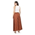 thumbnail image 3 of Pantalon palazzo animal print Roman Fashion /Juvenil, 2632 (Chedron print) naranja oscuro CH, 3 of 4