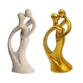 thumbnail image 6 of Kissing Lovers Statue Abstract Sculpture Resin Statues for Home Decor Modern Home Office Desktop Shelf Bookshelf Decor, 6 of 6
