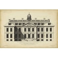 thumbnail image 2 of H. Hulsbergh 32x23 Gold Ornate Wood Framed with Double Matting Museum Art Print Titled - Vintage Facade IV, 2 of 4