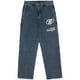 thumbnail image 4 of Otoño nueva ropa de calle retro hip-hop letra bordado jeans sueltos rectos pantalones de pierna ancha para hombres y mujeres parejas TUNC Sencillez, 4 of 5