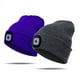 thumbnail image 1 of Gorro de punto con luz y botón de batería, gorro de punto con luz LED, gorro de punto luminoso con luz LED, 1 of 4