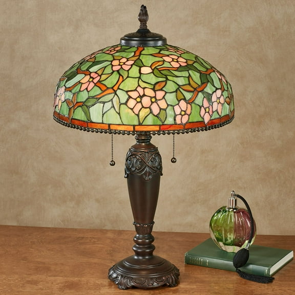 Amara Stained Glass Table Lamp Multi Pastel Multi Pastel