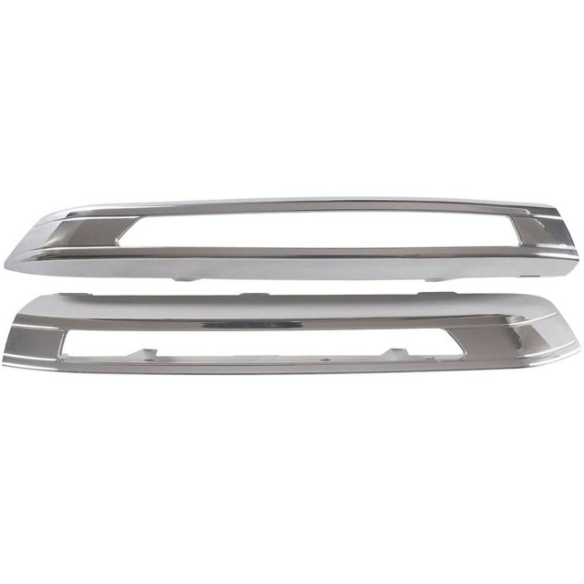 Moldura de cubierta de luz de circulación diurna de parachoques delantero para W164 GL350 450 2010-2012 1648840423 164884 plata, plata