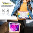 thumbnail image 6 of FJLBDE Case for Lenovo Tab K10 / M10 FHD Plus 10.3 inch with 360 Kickstand, Shoulder Strap Carrying Protective Cover, Multicolor Pink, 6 of 6