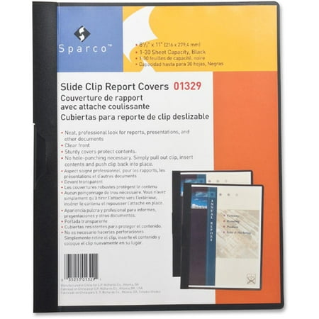 sparco slide clip report cover 01329 walmart com