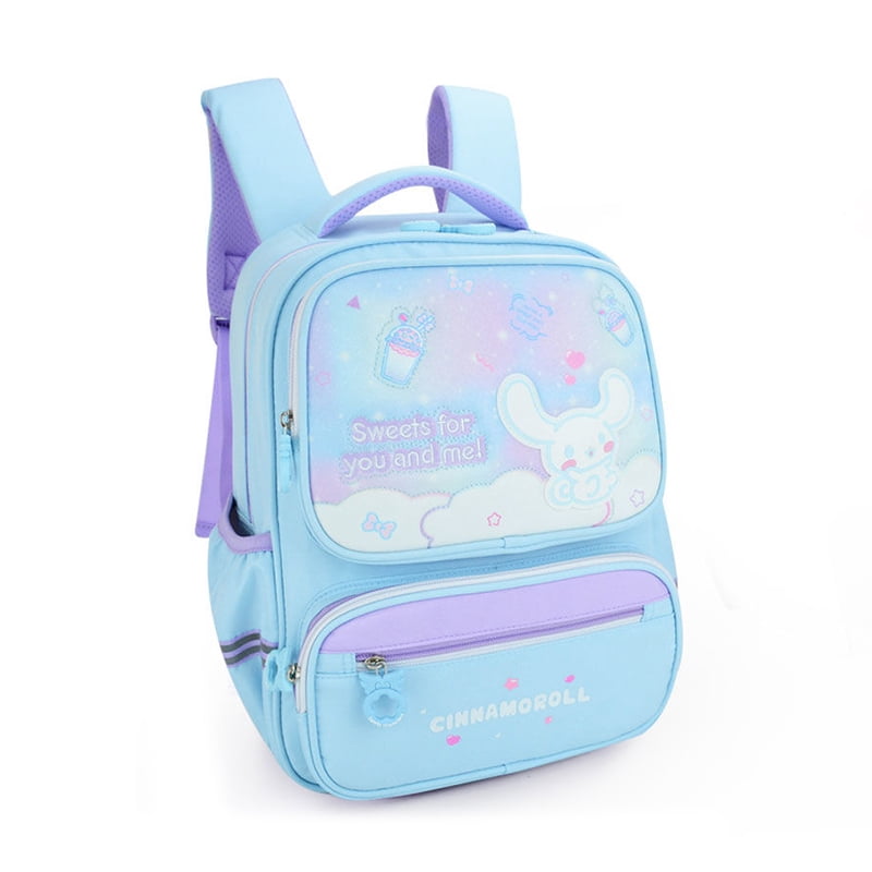 BEE&FLOWER Sac à Bandoulière Petit My Melody Kuromi – Mignon Sac Dos Cuir PU Bleu Pour Fille Femme, Style Kawaii