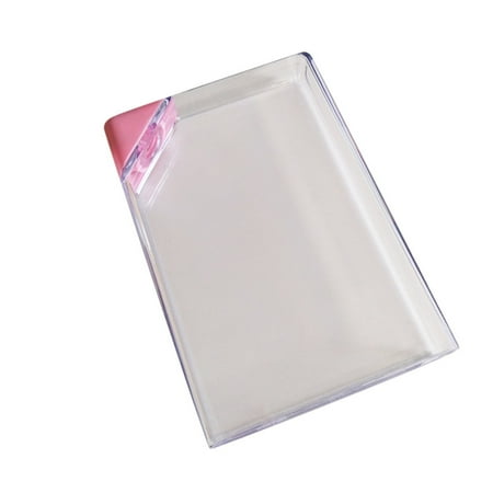 

Deals of the Day Tarmeek Clear Water Bottles Slim Flat Pad Portable Reusable Drinks Kettle Fits in Pocket &Random Corner.Transparent Portable Cup for School Sports Travel Dining Time