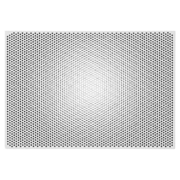 HOMEMAXS Honeycomb Soldering Board for DIY Jewelry Making White Ceramic Material 10x6 Inches