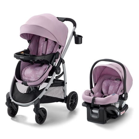 Graco Modes Pramette 3-in-1 Travel System, Lilac Mod, Pink