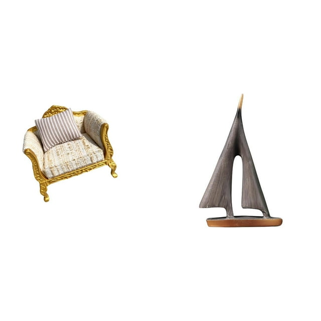 sofá de casa de muñecas,Muebles de casa de muñecas,modelo de sofá de casa de muñecas,decoración,Escultura de velero,Estatua de velero Decoración de velero Barco de vela,Figura de velero
