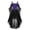 Purple, variant on Women's Witch Dress Halloween Woman Renaissance Vampire Butterfly Sleeve Mesh Gothic Outfit