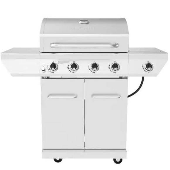 THE NEXGRILL 4XBURNER STAINLESS STEEL PROPANE GAS GRILL WITH SIDE BURNER