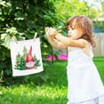 thumbnail image 7 of GZHJMY Scandinavian Xmas Gnome and Tree Washcloth Set of 4 Pcs 100% Cotton Small Face Towel, 12 x 12 inch Washcloths, 7 of 7