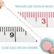 thumbnail image 3 of 5 cintas métricas portátiles retráctiles para el cuerpo, minicinta métrica pequeña, 3 of 7