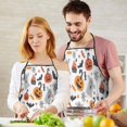 thumbnail image 4 of Halloween Pumpkins Ghosts Bats and Cupcakes Apron-Garden Aprons for Women with Pockets-Cotton Linen Waterproof Kitchen Cooking Gardening Aprons Adjustable for Kitchen,Cooking,BBQ and Salon 33"x27", 4 of 7