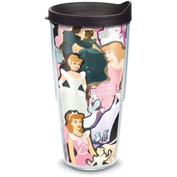 Tervis Disney - Cinderella - 70th Anniversary Made in USA Double Walled Insulated Travel Tumbler, Classic 24oz