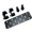 Black, variant on Cosemary Deskside Utility Panel for Office Table and Craft Station Small Items Organizing
