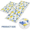 thumbnail image 4 of Lemon Kitchen Rugs and Mats Set of 2, Blue and Yellow Lemon Summer Farmhouse Non-Skid Washable for Kitchen Floor Sink Mats Decor and Accessories 17"x30"+17"x47", 4 of 6