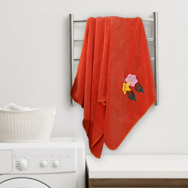 Soft Absorbent Coral Fleece Towel and Bath Towel Set for Face and Body 70x140cm