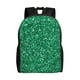 thumbnail image 1 of Balery Green Glitter Mochila - Mochila Estilosa y Duradera para Laptop de 15 Pulgadas con Tela Oxford Impermeable, 1 of 8